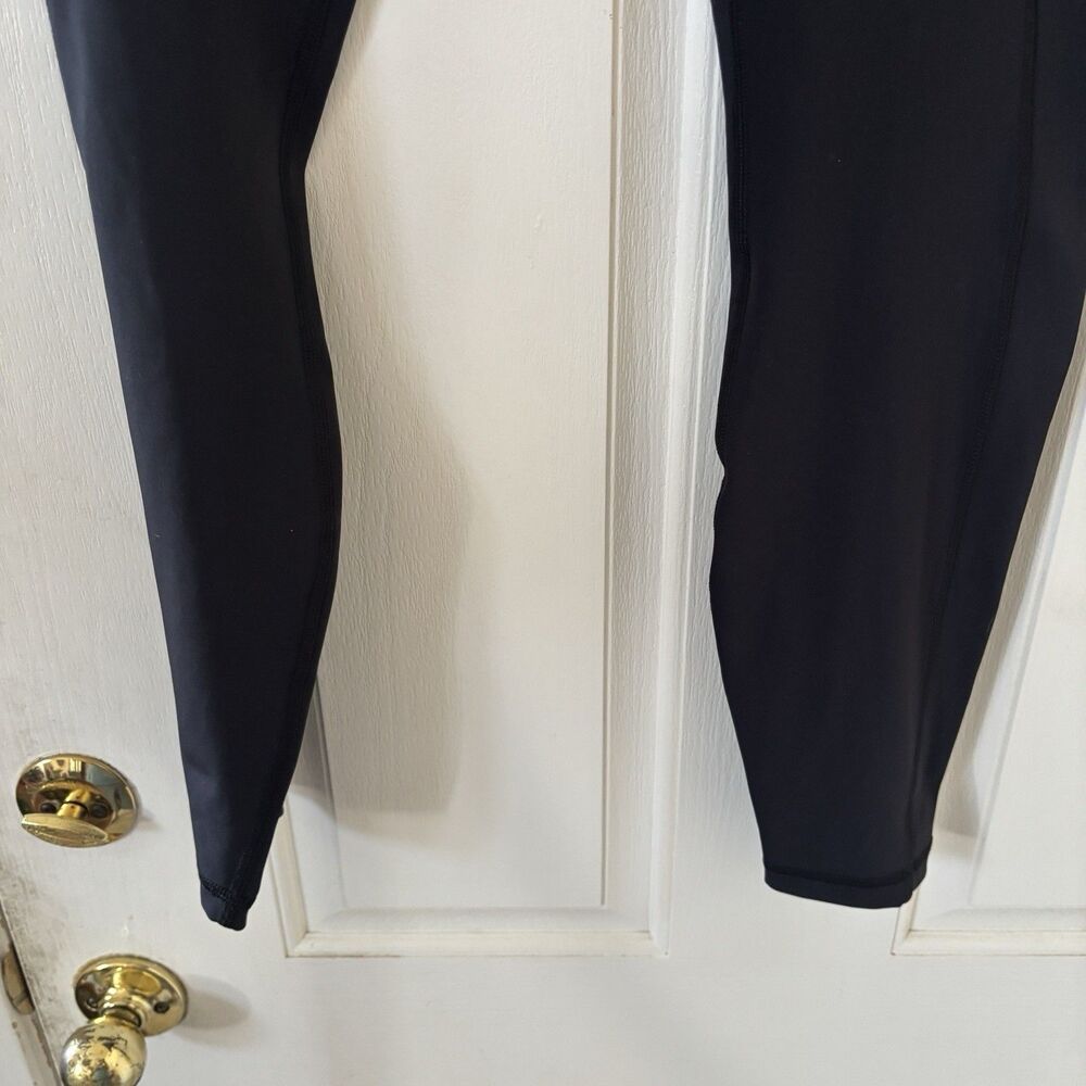 Savage Fenty Womens Legging Size XS Black Yellow‎ High Waist Yoga Athleisure Run - Picture 4 of 9